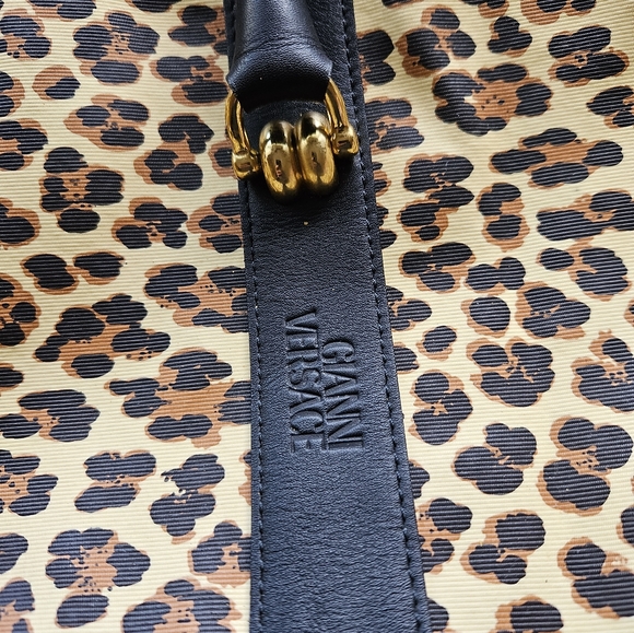 Vintage Versace Leopard Baroque duffle bag FINAL SALE FIRM - Picture 13 of 16